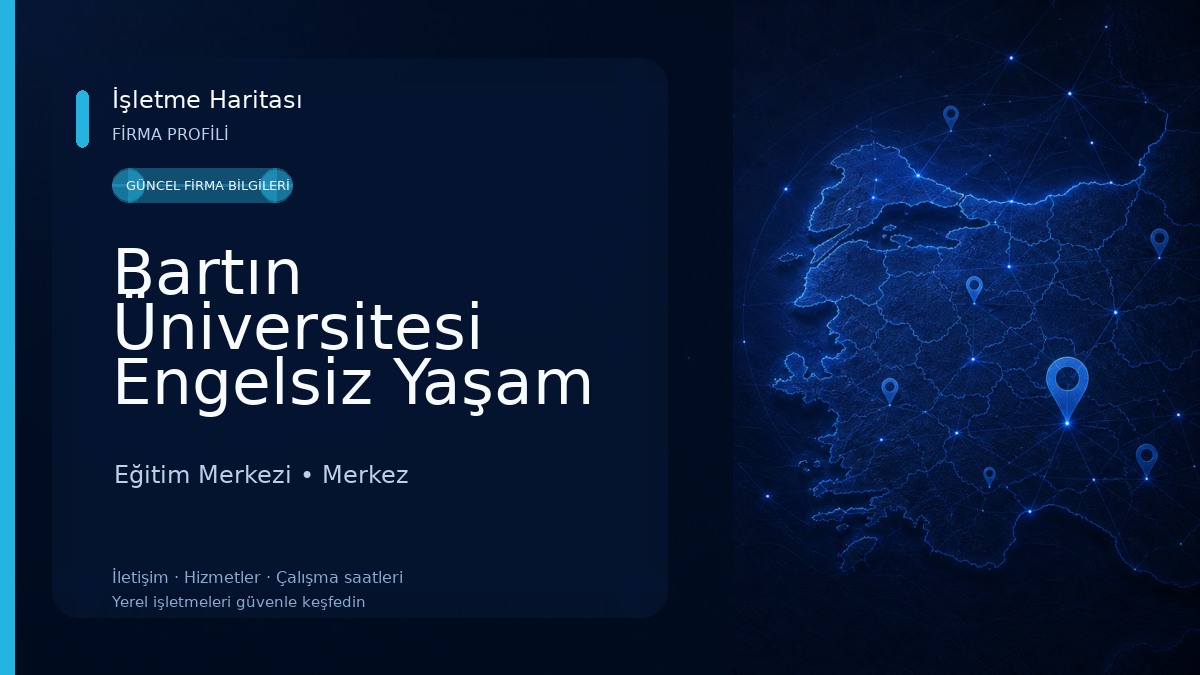 Bartın Üniversitesi Engelsiz Yaşam Alanı Eğitim Merkezi