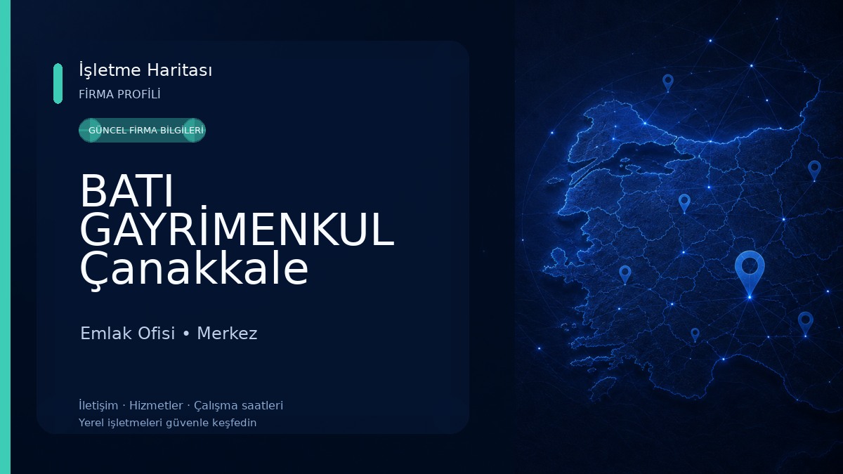 BATI GAYRİMENKUL Çanakkale