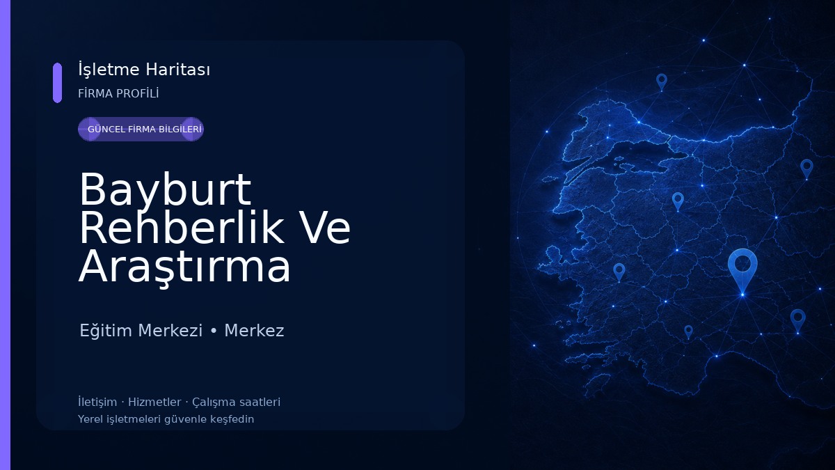 Bayburt Rehberlik Ve Araştırma Müdürlüğü