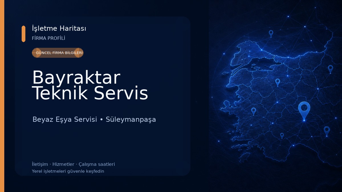 Bayraktar Teknik Servis Beyaz Eşya Servisi