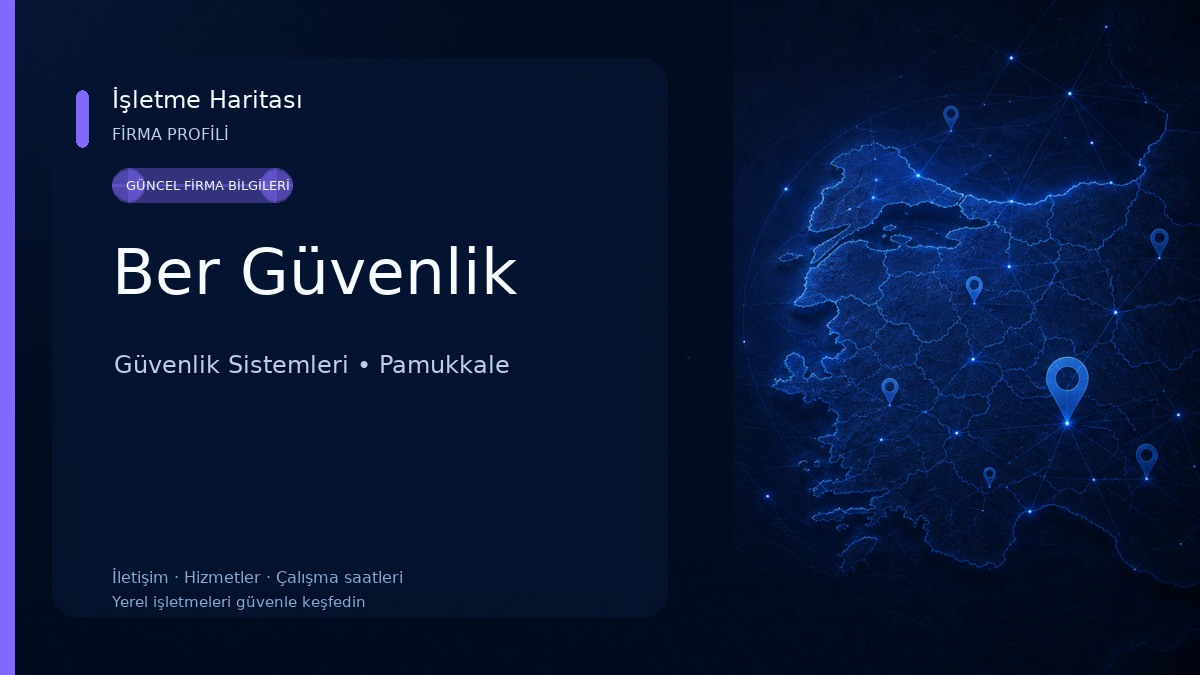 Ber Güvenlik Güvenlik Sistemleri