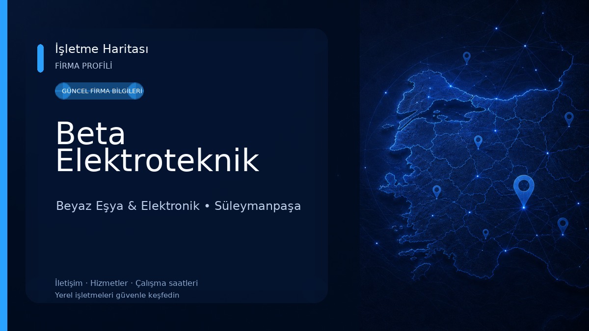 Beta Elektroteknik Beyaz Eşya & Elektronik