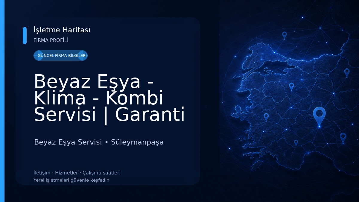 Beyaz Eşya - Klima - Kombi Servisi | Garanti Teknik