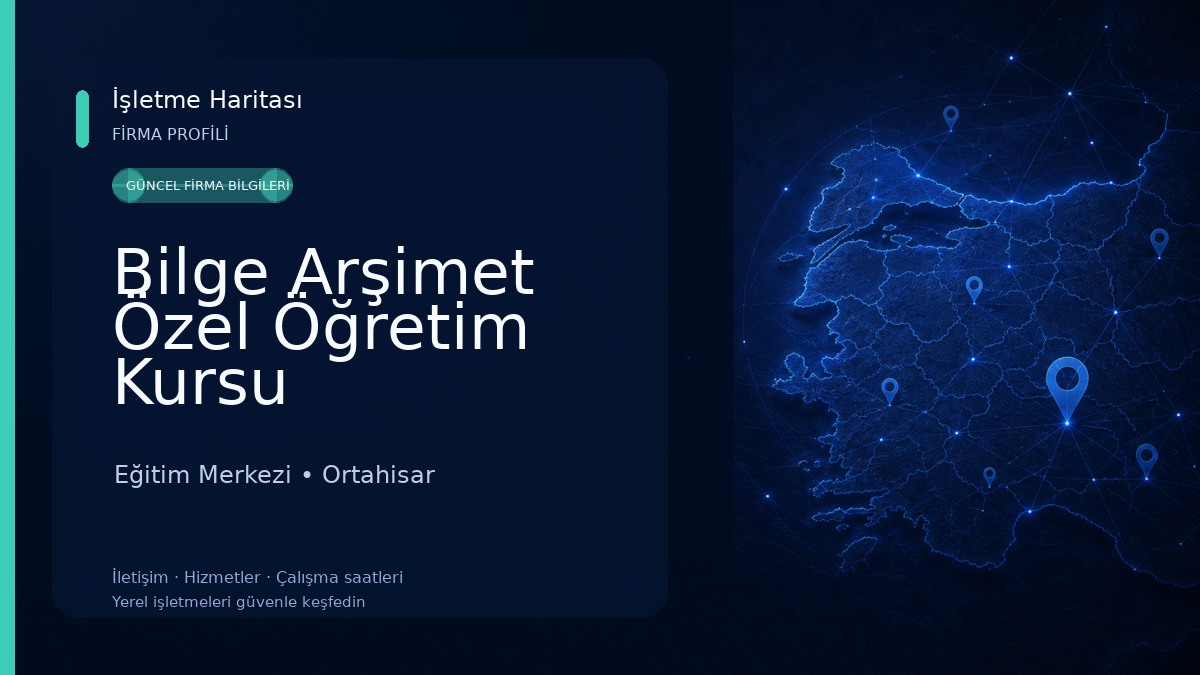 Bilge Arşimet Özel Öğretim Kursu Eğitim Merkezi