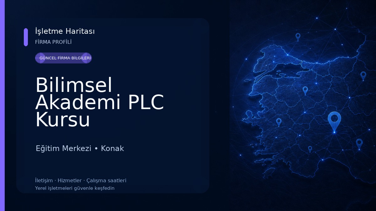 Bilimsel Akademi PLC Kursu Eğitim Merkezi
