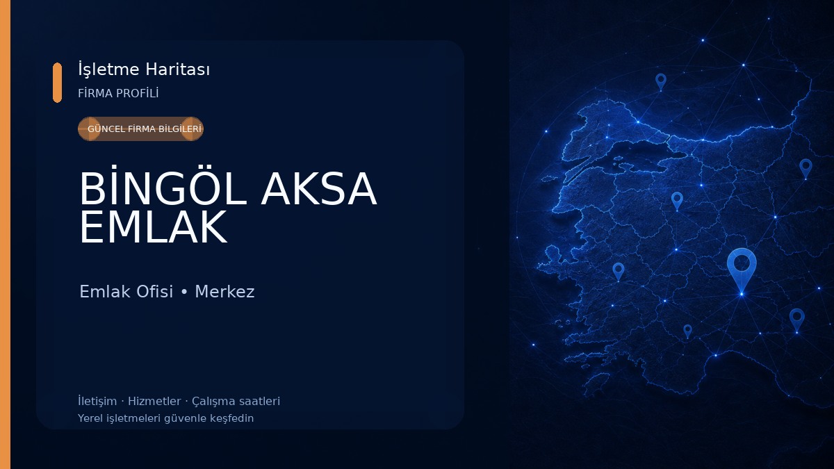 BİNGÖL AKSA EMLAK