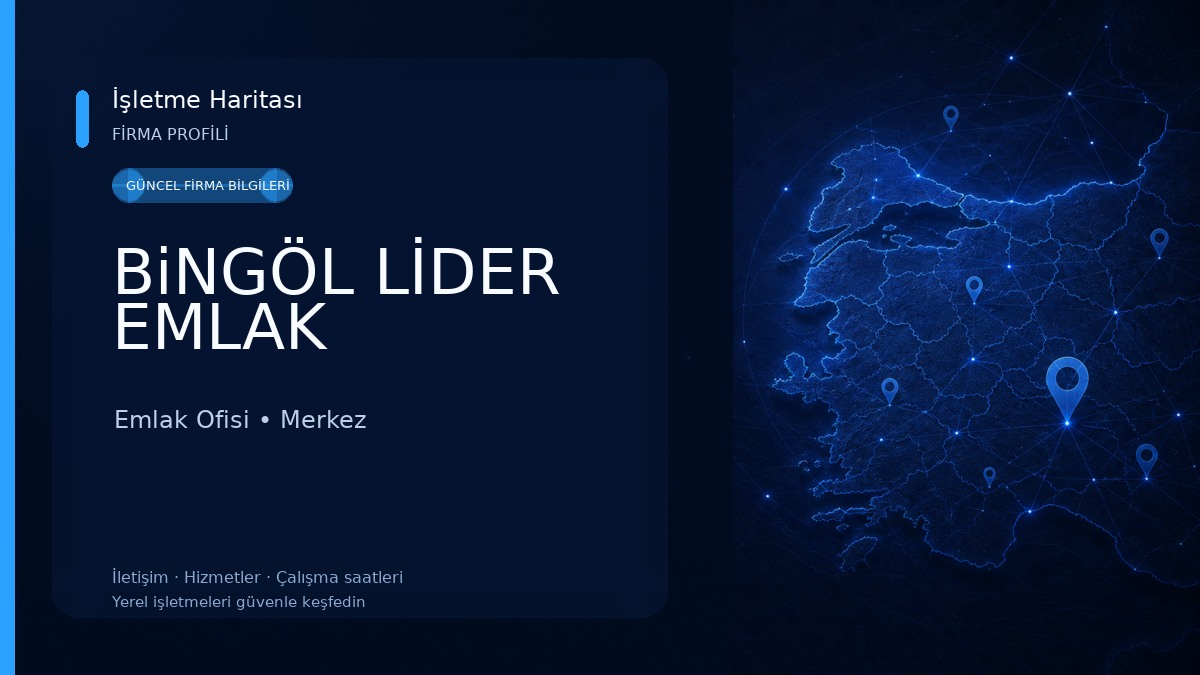BiNGÖL LİDER EMLAK