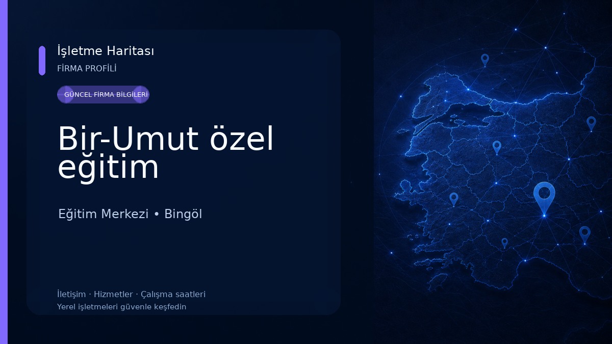 Bir-Umut özel eğitim Eğitim Merkezi