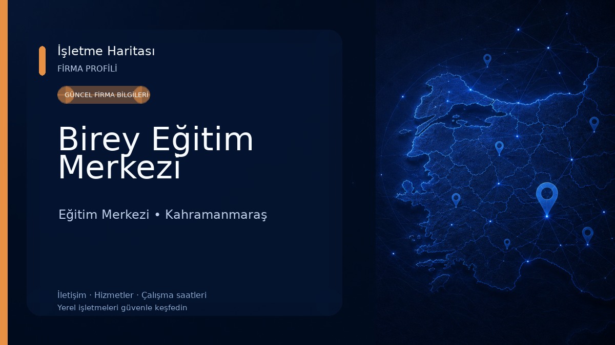 Birey Eğitim Merkezi Eğitim Merkezi