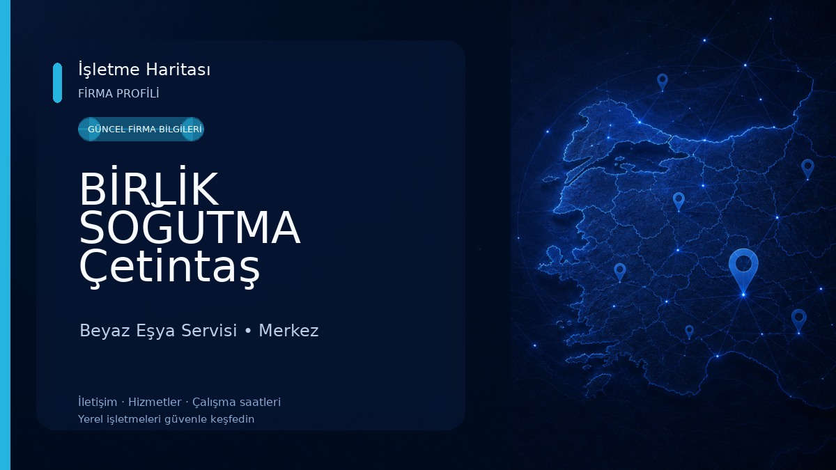 BİRLİK SOĞUTMA Çetintaş ankastre yetkili servis Beyaz Eşya Servisi