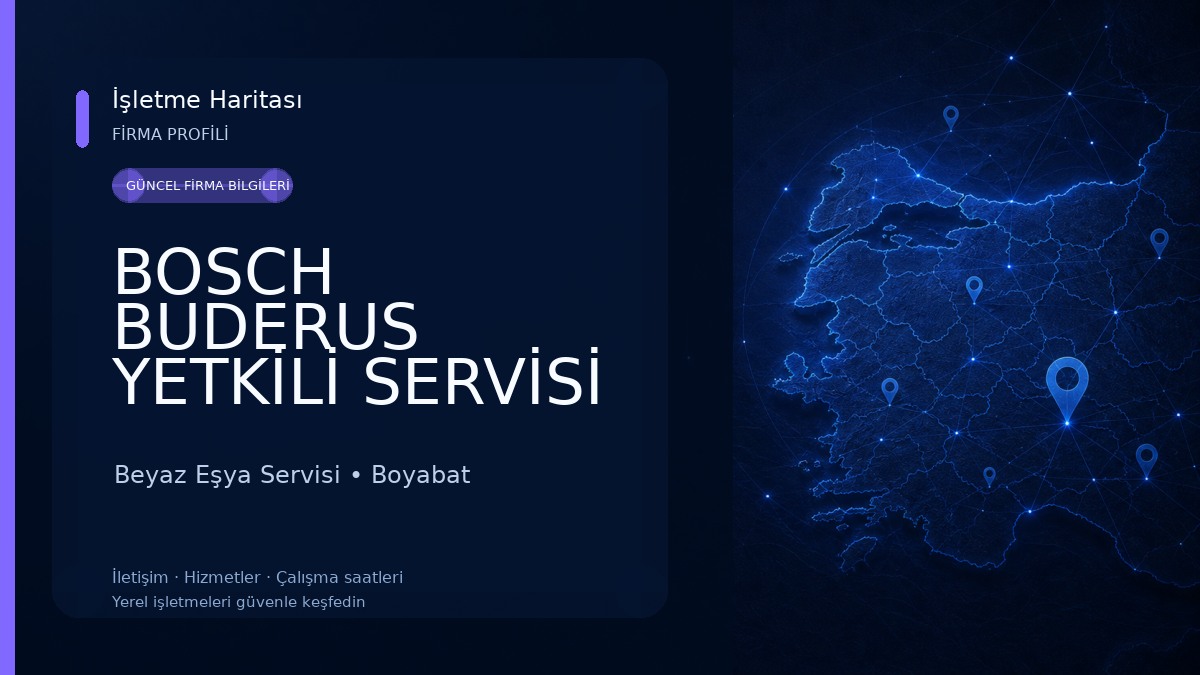 BOSCH BUDERUS YETKİLİ SERVİSİ HİCAP SOĞUTMA Beyaz Eşya Servisi