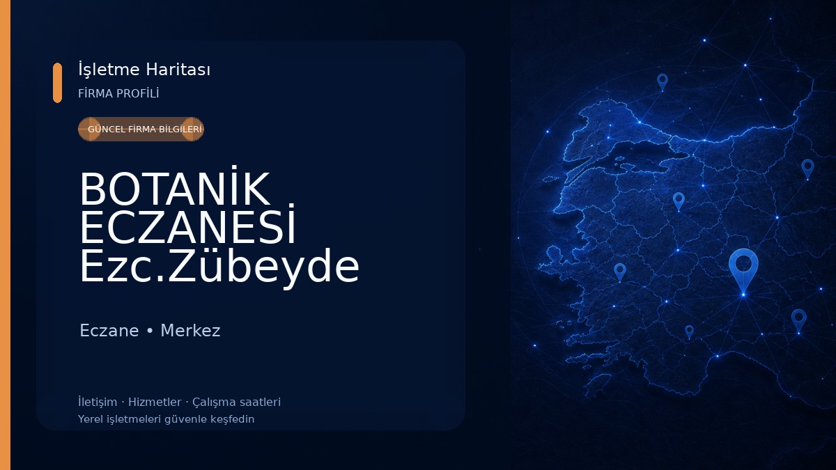 BOTANİK ECZANESİ Ezc.Zübeyde Gültekin Tural
