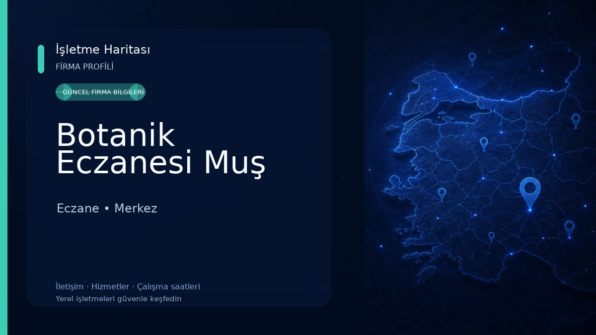 Botanik Eczanesi Muş