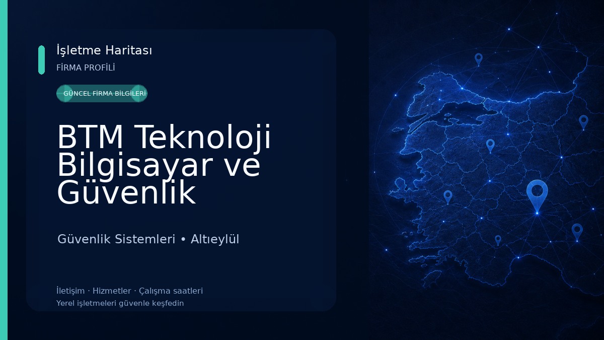 BTM Teknoloji Bilgisayar ve Güvenlik Sistemleri San.Tic.Ltd.Şti.