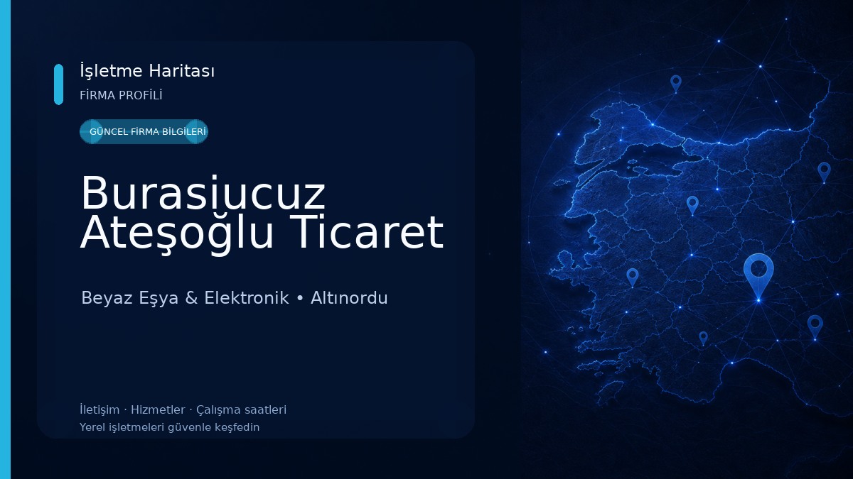 Burasiucuz Ateşoğlu Ticaret Beyaz Eşya & Elektronik