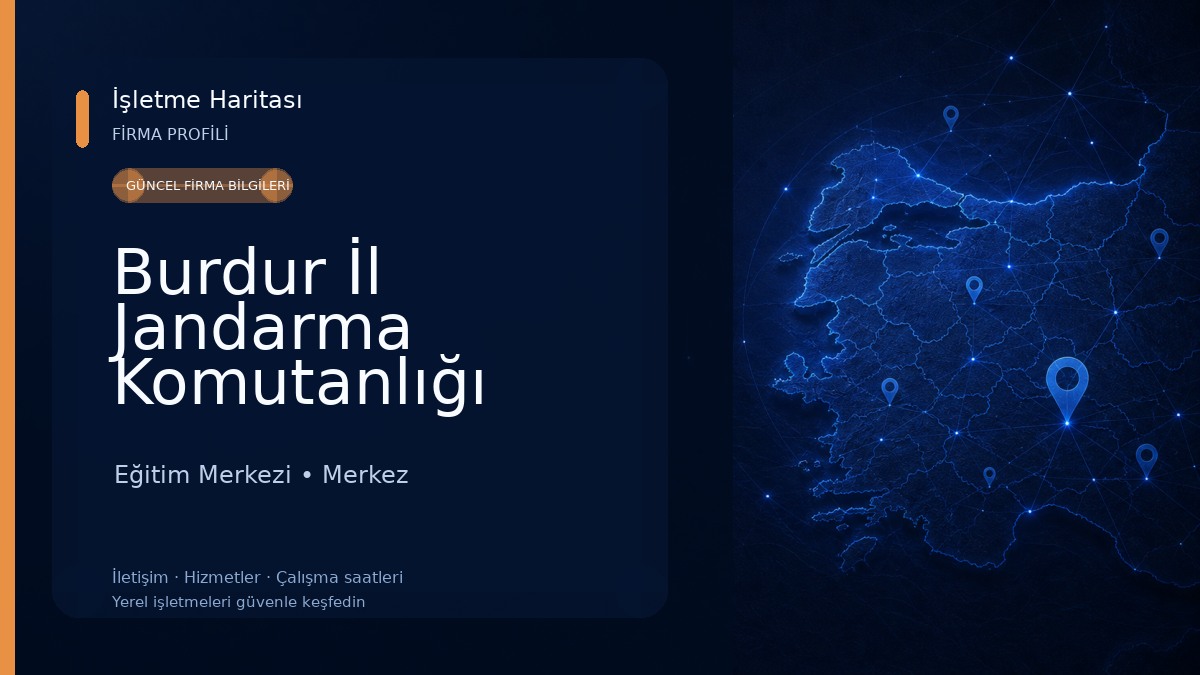 Burdur İl Jandarma Komutanlığı Eğitim Merkezi