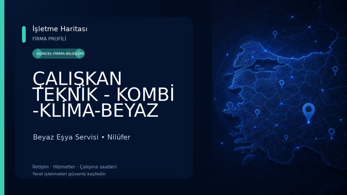 ÇALIŞKAN TEKNİK - KOMBİ -KLİMA-BEYAZ EŞYA - SU ARITMA SERVİSİ Beyaz Eşya Servisi