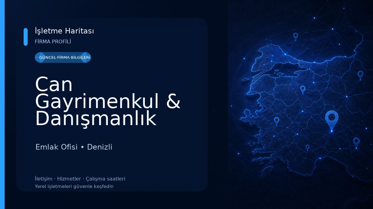 Can Gayrimenkul & Danışmanlık Emlak Ofisi