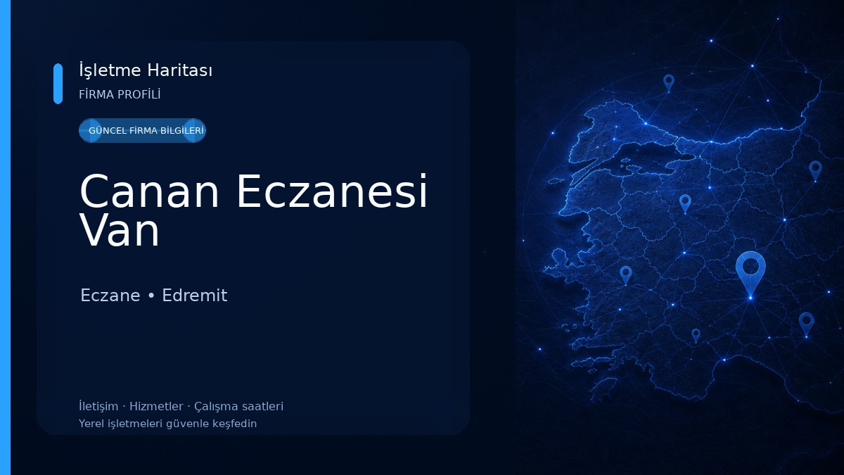 Canan Eczanesi Van Eczane
