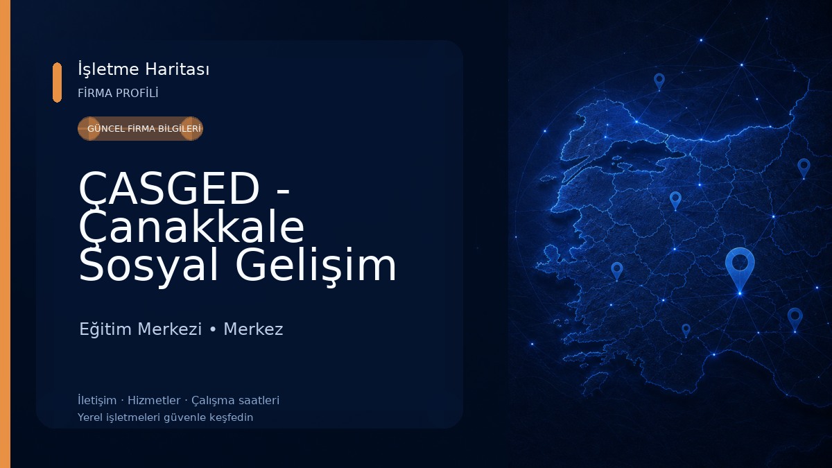 ÇASGED - Çanakkale Sosyal Gelişim İzcilik Spor Kulübü Eğitim Merkezi