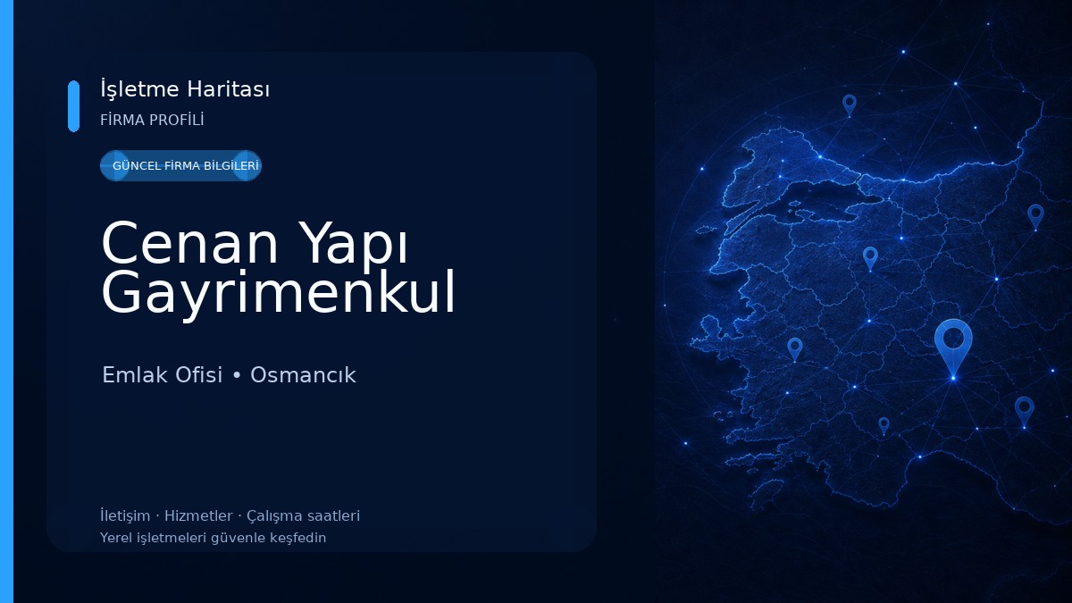 Cenan Yapı Gayrimenkul Emlak Ofisi