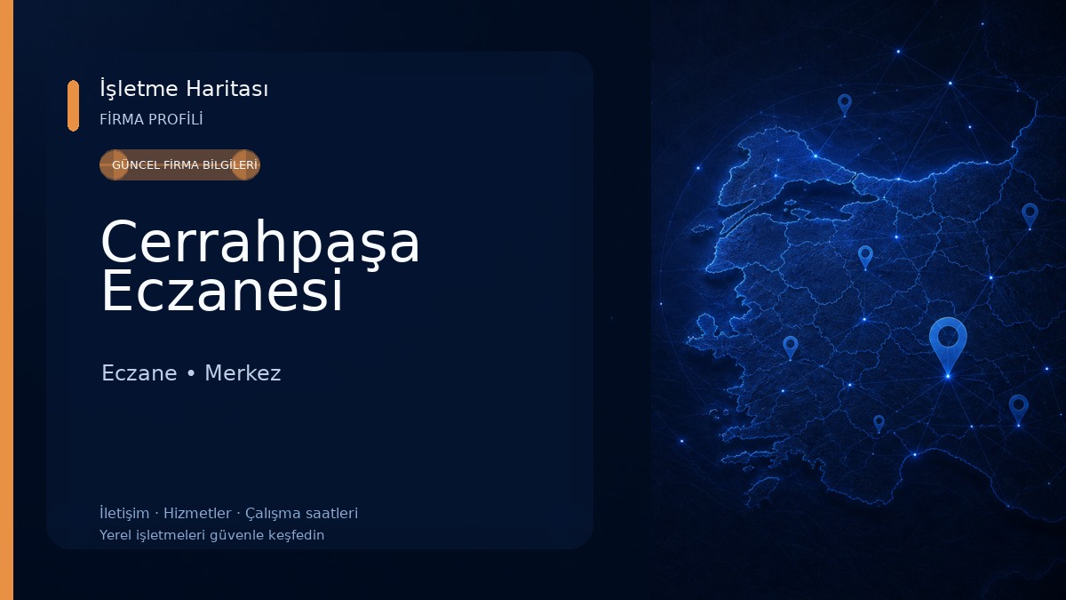 Cerrahpaşa Eczanesi 