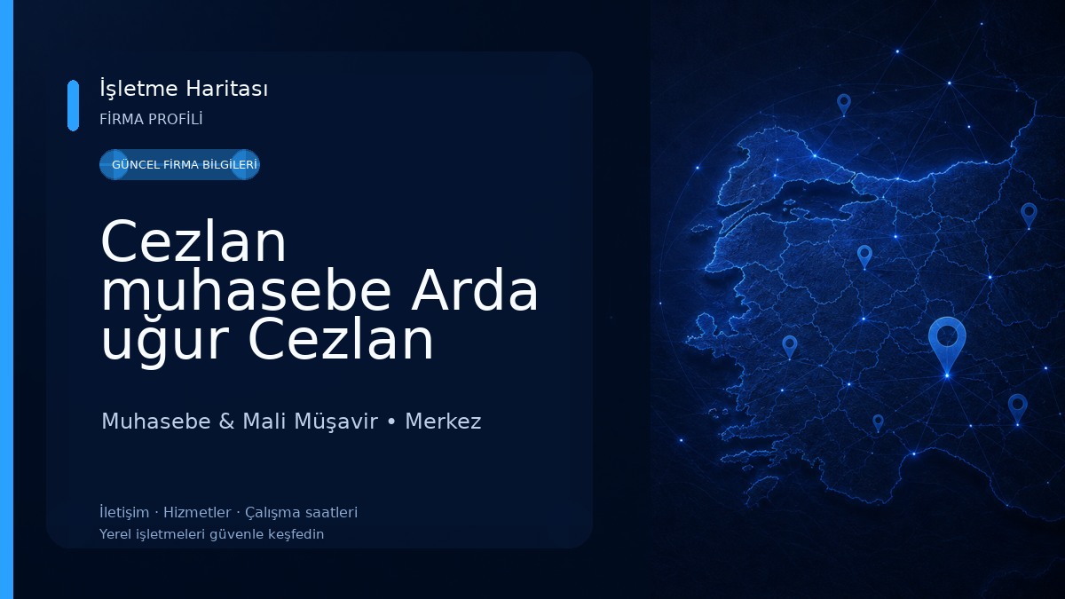 Cezlan muhasebe Arda uğur Cezlan 