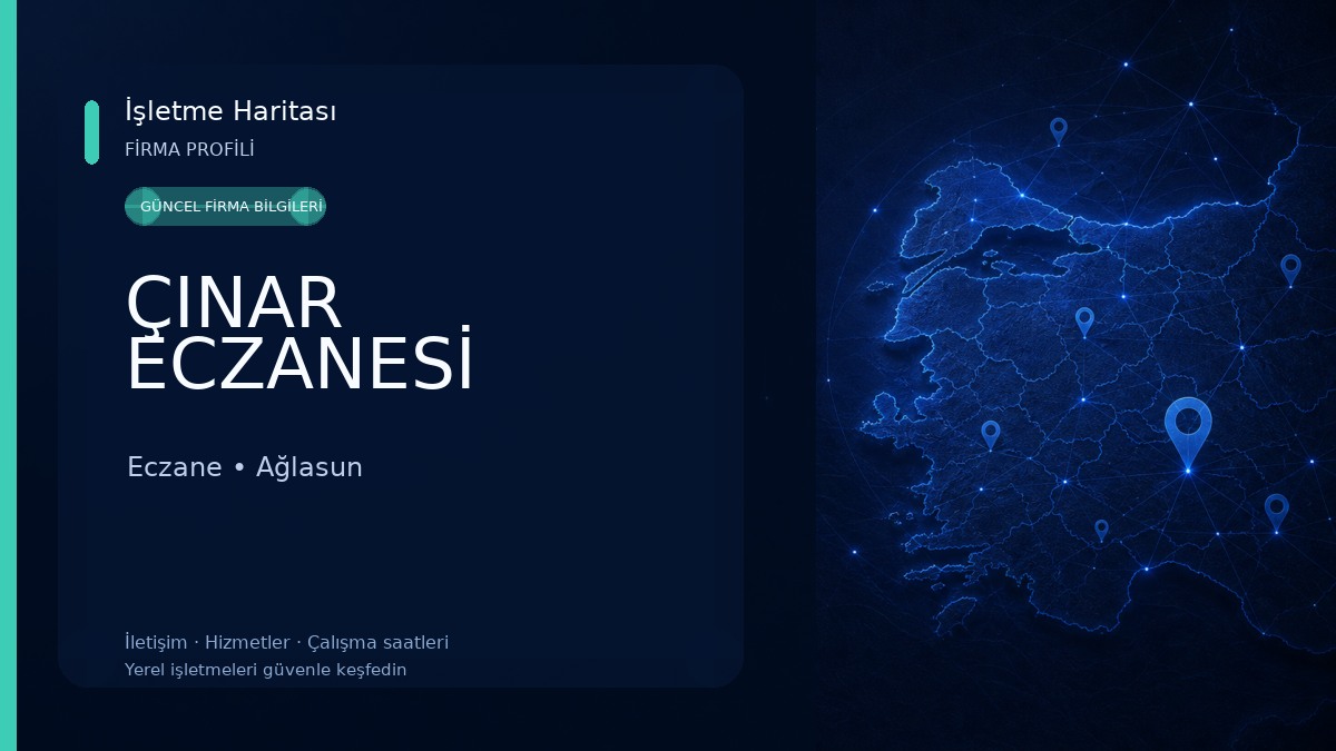 ÇINAR ECZANESİ