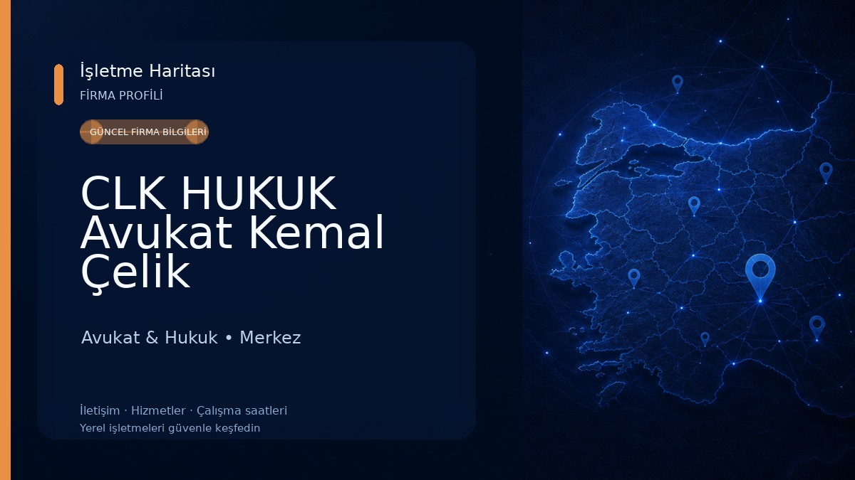 CLK HUKUK Avukat Kemal Çelik Avukat & Hukuk