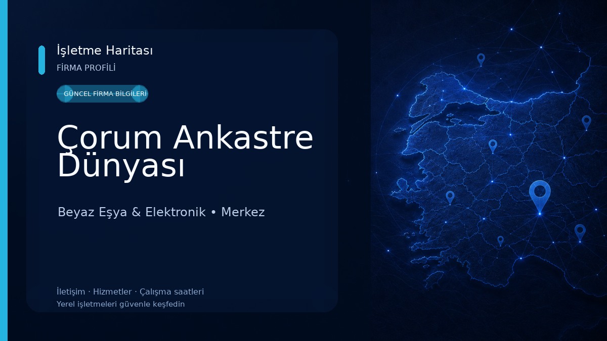 Çorum Ankastre Dünyası
