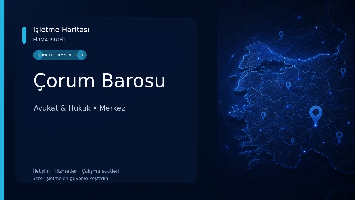 Çorum Barosu Avukat & Hukuk