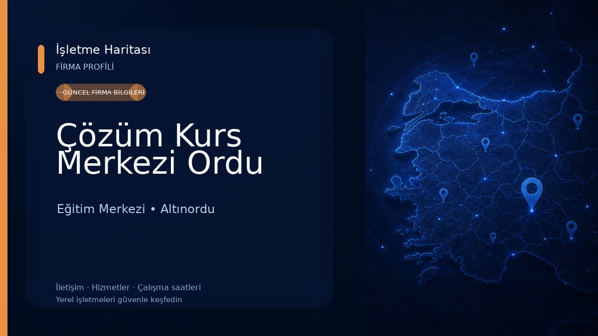 Çözüm Kurs Merkezi Ordu