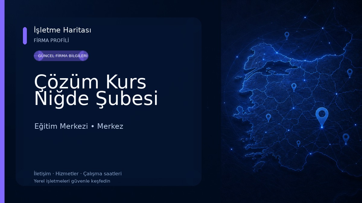 Çözüm Kurs Niğde Şubesi