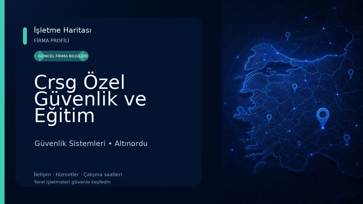 Crsg Özel Güvenlik ve Eğitim Hizmetleri Güvenlik Sistemleri