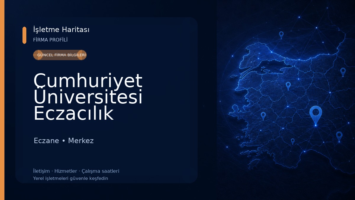 Cumhuriyet Üniversitesi Eczacılık Fakültesi Eczane