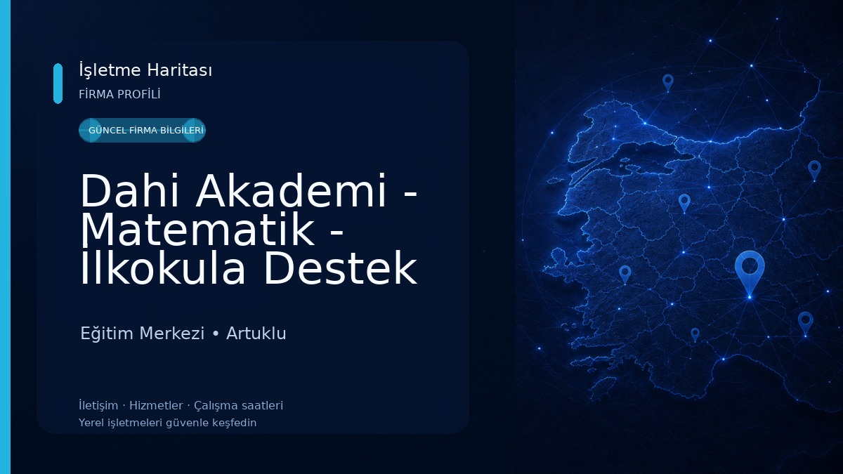Dahi Akademi - Matematik - İlkokula Destek
