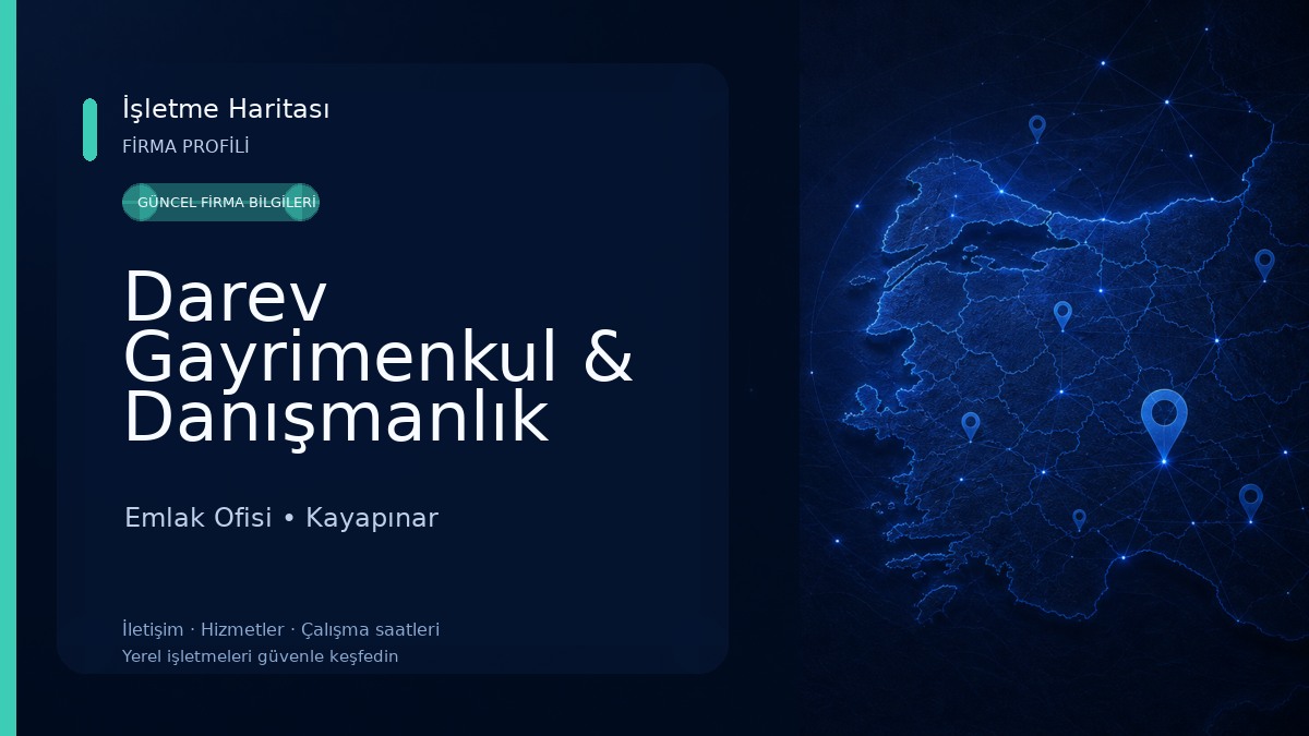 Darev Gayrimenkul & Danışmanlık Emlak Ofisi