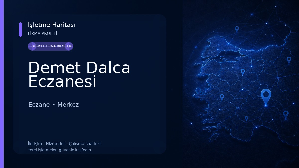 Demet Dalca Eczanesi