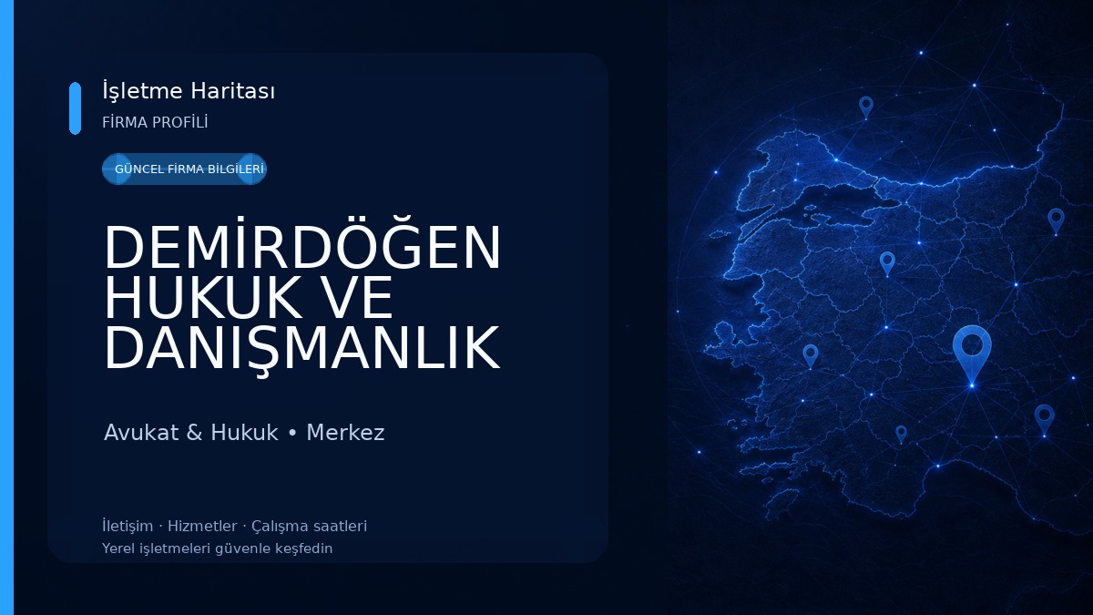 DEMİRDÖĞEN HUKUK VE DANIŞMANLIK AVUKAT NAZIR DEMİRDÖĞEN