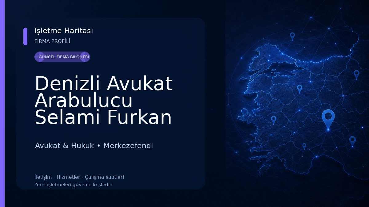 Denizli Avukat Arabulucu Selami Furkan KAYABAŞI | Denizli Ceza Avukatı,Denizli Kira Avukatı,İş Avukatı,Denizli Arabulucu Avukat & Hukuk