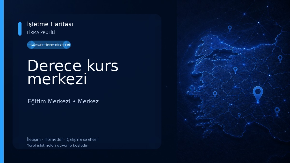 Derece kurs merkezi