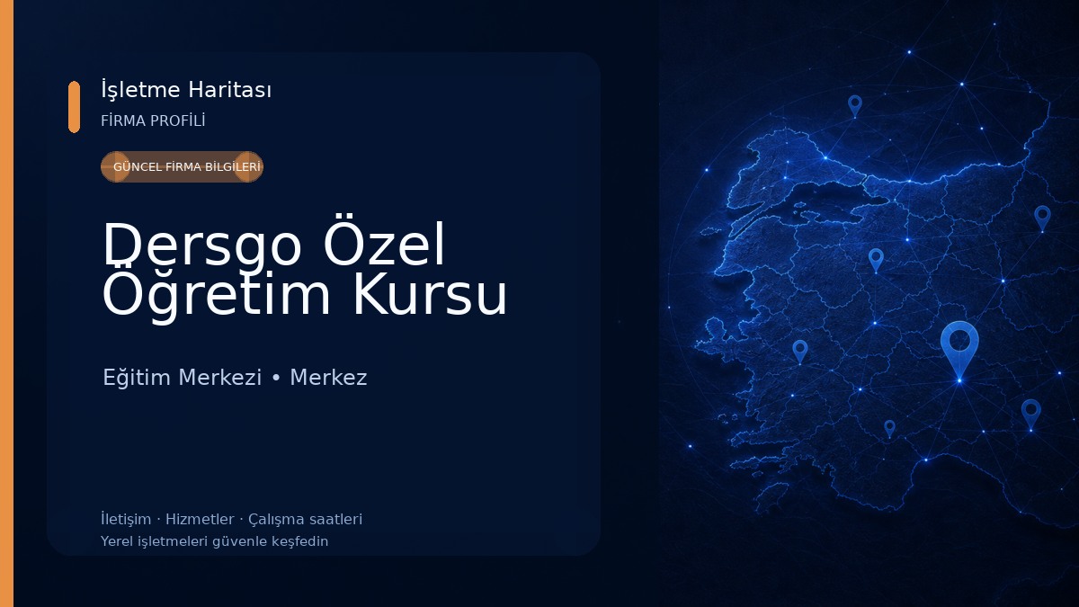 Dersgo Özel Öğretim Kursu 