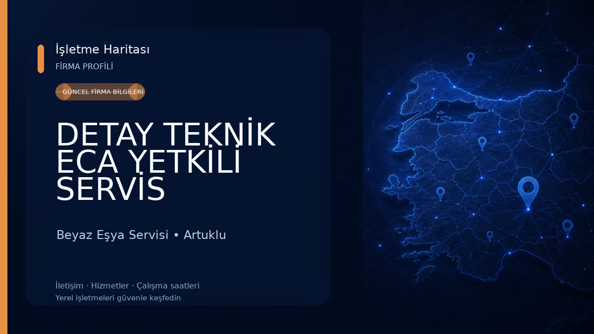 DETAY TEKNİK ECA YETKİLİ SERVİS Beyaz Eşya Servisi