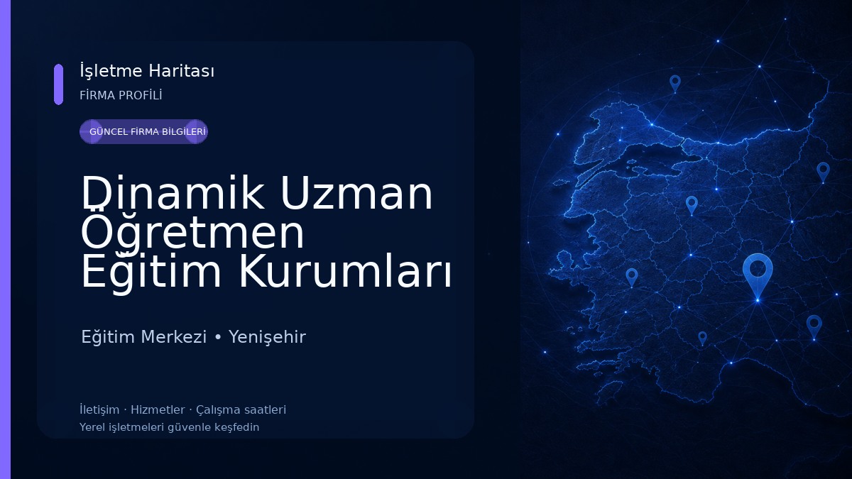 Dinamik Uzman Öğretmen Eğitim Kurumları Eğitim Merkezi