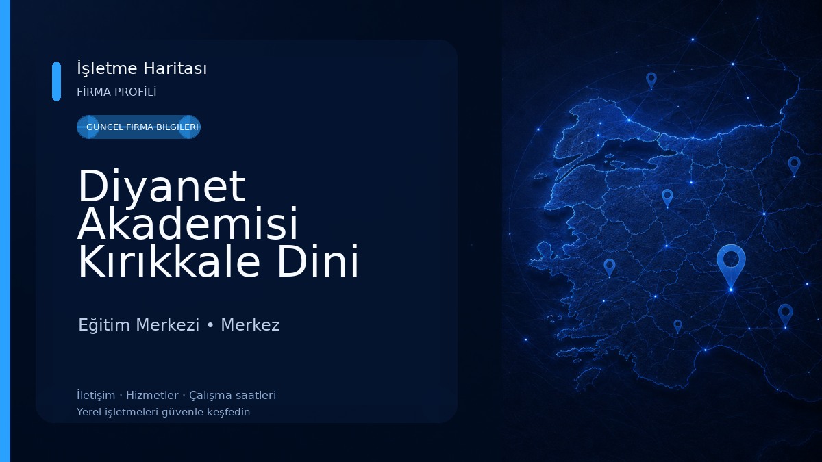Diyanet Akademisi Kırıkkale Dini İhtisas Merkezi 