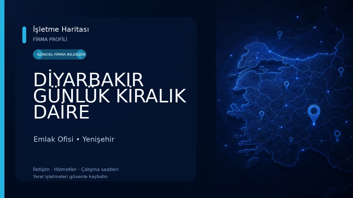 DİYARBAKIR GÜNLÜK KİRALIK DAİRE Emlak Ofisi