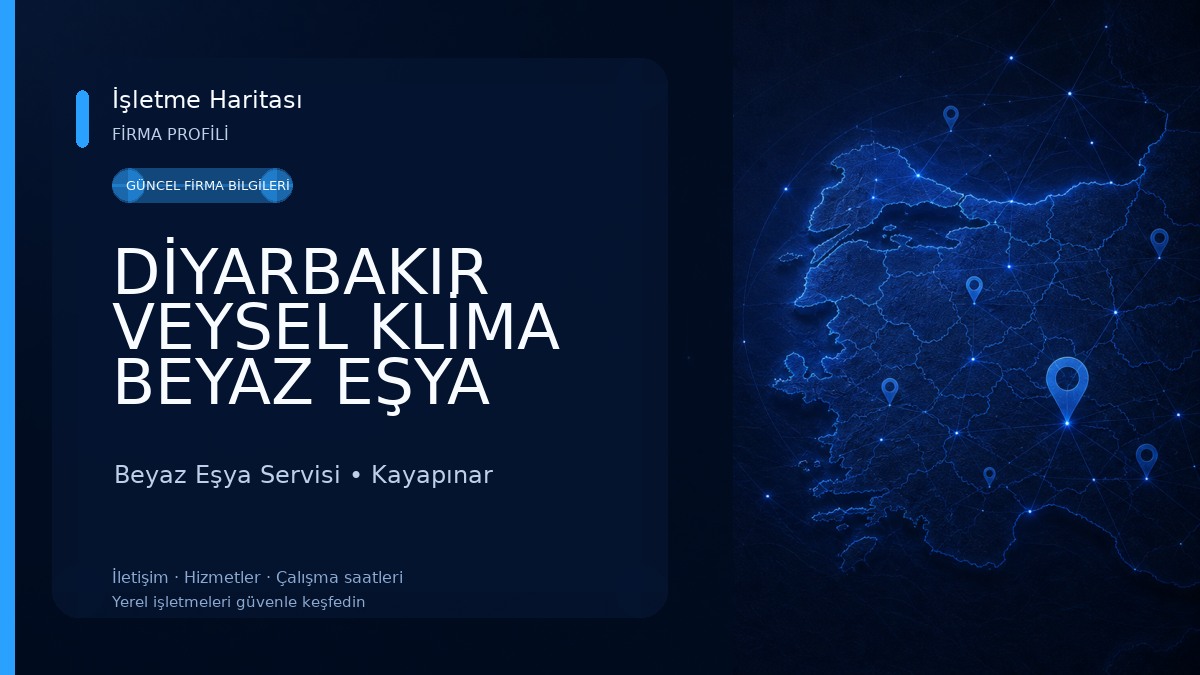 DİYARBAKIR VEYSEL KLİMA BEYAZ EŞYA TAMİR SERVİSİ Beyaz Eşya Servisi