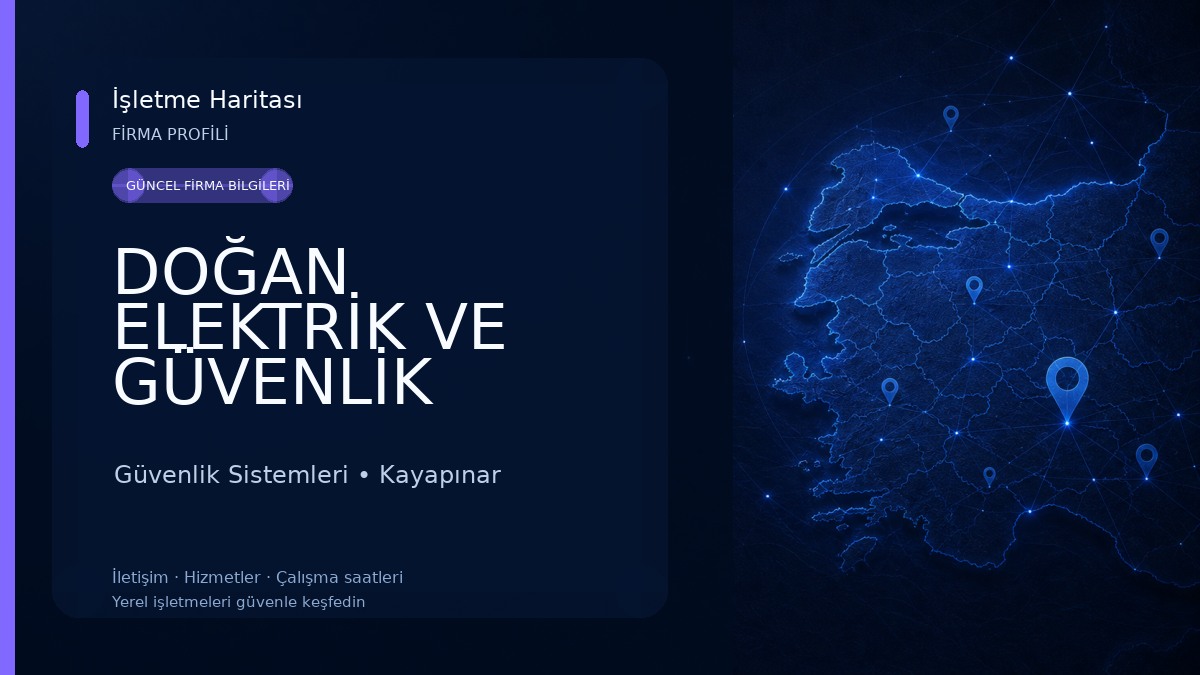 DOĞAN ELEKTRİK VE GÜVENLİK SİSTEMLERİ