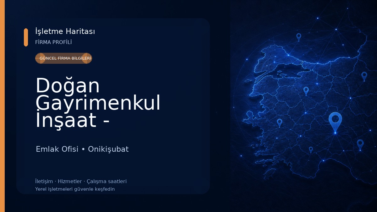 Doğan Gayrimenkul İnşaat - Danışmanlık ~Sanayii~