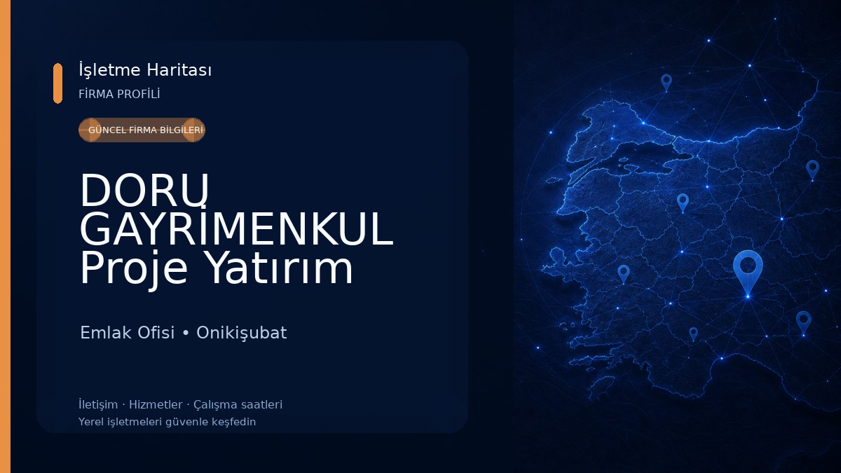 DORU GAYRİMENKUL Proje Yatırım Danışmanlık